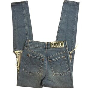 Ragged Priest Distressed Blue Jeans